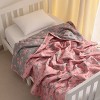 3 Layer Muslin Cotton Toddler Blanket, Super Soft and Warm Crib Blanket - NTBAY - 3 of 4