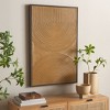Under The Bridge - 24" X 36 - Copper - Polyester Canvas/Polstyrene/MDF/Plaster - Framed Wall Art - WLA3029 - Safavieh - 2 of 4