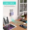 iHome Slim 4-Port USB Wall Charger, AC Pro Multiport Plug Adapter, Phone Charging Block with 4 Ports, Flat USB Wall Adapter for Home & Travel - 2 of 4
