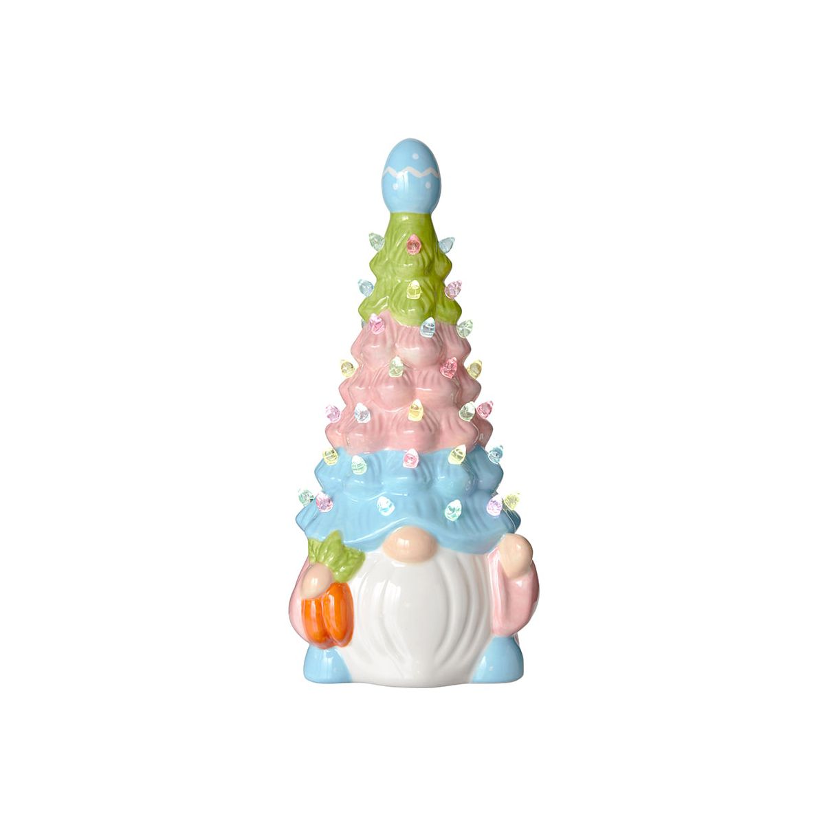 The Lakeside Collection Retro Easter Lighted Gnome Tree - Small or Large -