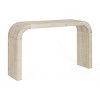 52" Modern Minimalist Console Table with Curved Legs, Narrow Entryway or Hallway Accent Table-3irtyhousy - 3 of 4