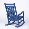 KTMBDW Oversized Patio Rocking Chair with Wood-Texture, Outdoor Rocking Chairs Porch Rocker for Adults - 4 of 4