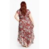 Women's Plus Size Lilah Maxi Dress - ginger | CITY CHIC - 3 of 4