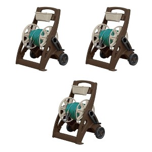 Suncast 225 Foot Capacity Hosemobile Pro Garden Hose Reel Cart, Mocha (3 Pack) - 1 of 2