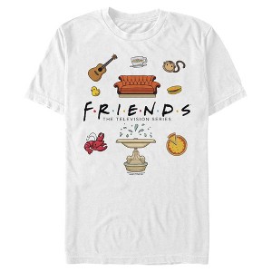 Men's Friends Favorite Moment Icons T-Shirt - 1 of 4