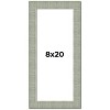 PosterPalooza | Panoramic Sculpted Blue Picture Frame - UV Acrylic, Foam Board Backing, Hanging Hardware - 2 of 4