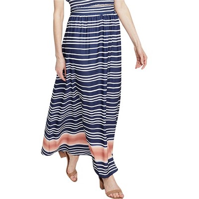 Rachel Roy Womens Striped Maxi Skirt