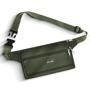 New York Xpress FP-3346 Slim Fanny Pack, Water-Resistant, Adjustable Strap with 4 Pockets, for All Activities, 5" x 10" - 1 of 4