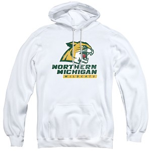 Northern Michigan University Official Wildcats Logo Adult Pull-Over Hoodie - 1 of 4