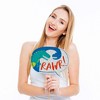 Big Dot of Happiness Roar Dinosaur - Dino Mite T-Rex Baby Shower or Birthday Party Photo Booth Props Kit - 20 Count - 3 of 4