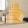 Cotton Medium Weight 8 Piece Bathroom Towel Set by Blue Nile Mills - 2 of 4