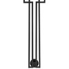 Minka Lavery Modern Wall Light Sconce Coal Hardwired 12" Fixture White Fabric Rectangular Shade for Bedroom Bathroom Living Room - 3 of 3