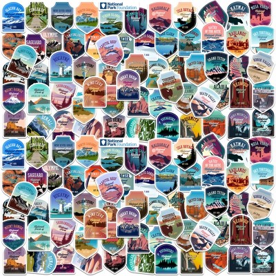National Park Foundation 123Ct Sticker Packs Miscellaneous 123 Ct. Sticker Pack