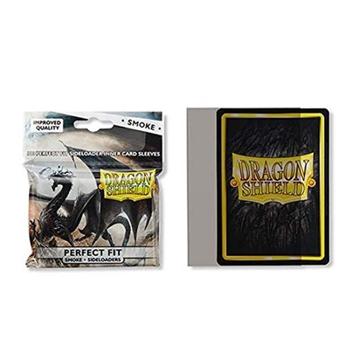 Dragon Shield Inner Sleeve Sideloader Smoke Standard Size 100 ct Card Sleeves Individual Pack - image 1 of 4