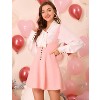 INSPIRE CHIC Women's Button Overalls Pinafore Suspenders Skirt - 3 of 4