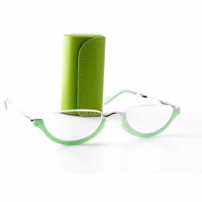 Calabria 309 Small Semi-Rimless Folding Reading Glasses