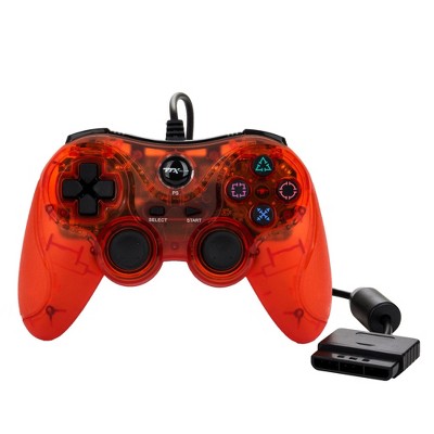 red ps2 controller