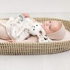 La’dore Bunny Snuggle Blanket & Silicone Teether Set – Soft Baby Comfort Teether Toy  for Newborns, Sensory Development & Teething Relief - 2 of 4