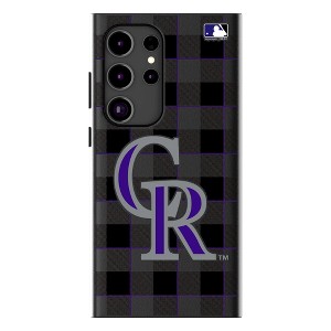 Keyscaper MLB National League Teams Plaid MagSafe Compatible Cell Phone Case for Samsung Galaxy - 1 of 4