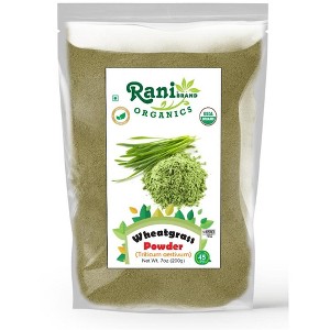 Organic Wheatgrass Powder (Triticum Aestivum) - 7oz (200g) - Rani Brand Authentic Indian Products - 1 of 4