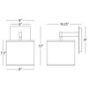 Robert Abbey Lighting Echo - Light Wall Light in  Stainless Steel - 2 of 2