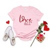 Simply Sage Market Women's Love All Short Sleeve Graphic Tee - 3 of 4