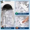 TackView Christmas Runner Rug Washable with Non Slip TPR Backing, Snowflakes Xmas Decoration Carpets for Hallway Bedroom Kitchen - 4 of 4