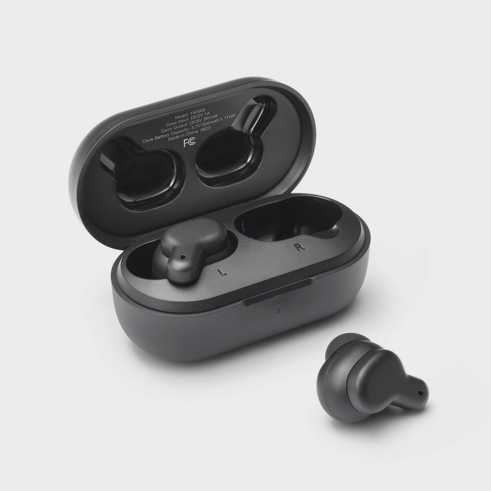 Photos - Headphones Active Noise Canceling True Wireless Bluetooth Earbuds - heyday™ Black