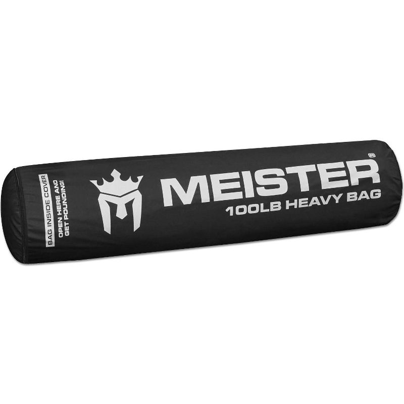 Meister Filled Boxing MMA and Muay Thai Heavy Bag - 100lbs Black, 4 of 7
