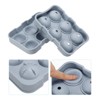 Unique Bargains Silicone DIY Drink Ball Square Maker Ice Cube Trays with Funnel 7.1" 6.5" 2 Pcs - 3 of 4