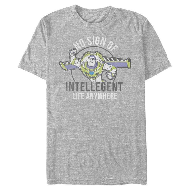 Men's Toy Story Buzz No Sign Of Intelligent Life T-Shirt, 1 of 6