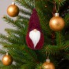 Northlight Plush Gnome Christmas Ornament - 7" - Burgundy - 3 of 4