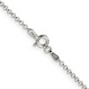 Black Bow Jewelry 1.5mm, Sterling Silver Solid Rolo Chain Necklace - 2 of 4