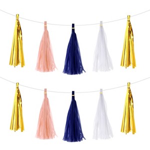 Unique Bargains Party Decoration Reusable Strong Rope Tassel Garland Banner 20 Pcs - 1 of 4