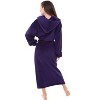 ADR Plush Fleece Women's Robe, Long Hooded Women's Bathrobe, Soft Cozy Women's Bath Robe & Plus Sizes - 2 of 4