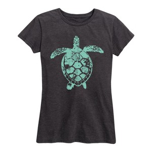 Women's - Instant Message - Sea Turtle Short Sleeve Graphic T-Shirt - 1 of 4