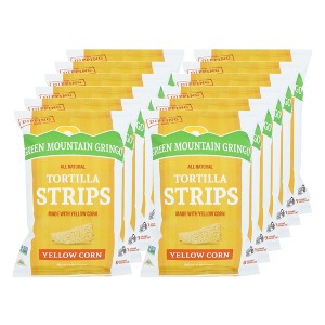 Green Mountain Gringo Yellow Corn Tortilla Strips - Case of 12/8 oz - 1 of 4