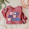Simply Sage Market Pickleball Get Out Of My Kitchen Lightweight Garment Dyed Sweatshirt - 3 of 4