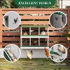 Coucheta Laying Boxes for Hens, Metal Nesting Boxes for Chickens, Chicken Nesting Box with Perch & Lid - Versatile Wall Mount or Free Standing - 4 of 4