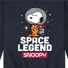 Men's - Peanuts - Snoopy First Beagle In Space Rocket 1969 Graphic Fleece Sweatshirt - 2 of 4