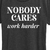 Women's - Instant Message - Nobody Cares Short Sleeve Graphic T-Shirt - 2 of 4