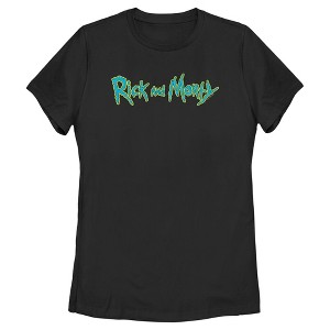 Women's Rick And Morty Classic Electrical Buzz Logo T-Shirt - 1 of 4