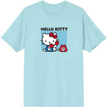 Hello Kitty Phone Call Women's Celadon T-shirt
