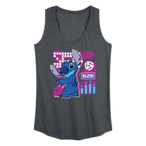 Women's - Disney - Lilo & Stitch Graphic Racerback Tank - 1 of 4