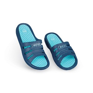 Collections Etc Massaging Comfort Slippers Mens - 1 of 4