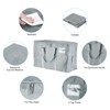 Unique Bargains Extra Large Moving Bag with Reinforced Handle Foldable Underbed Storage Tote - 3 of 4