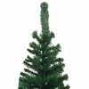 vidaXL Artificial Pre-lit Christmas Tree with Ball Set L 94.5" Green - 4 of 4