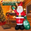 8 FT Christmas Inflatable Santa Claus ,Built-in LED Lights, IP44 Weatherproof - 4 of 4