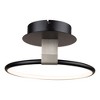 Artcraft Lighting Halo 1 - Light Semi-Flush Mount in  Black - 4 of 4