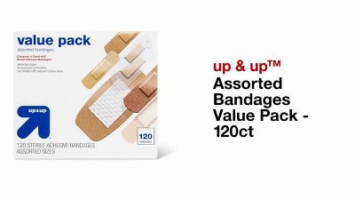 Assorted Bandages Value Pack - 120ct - Up & Up™ : Target
